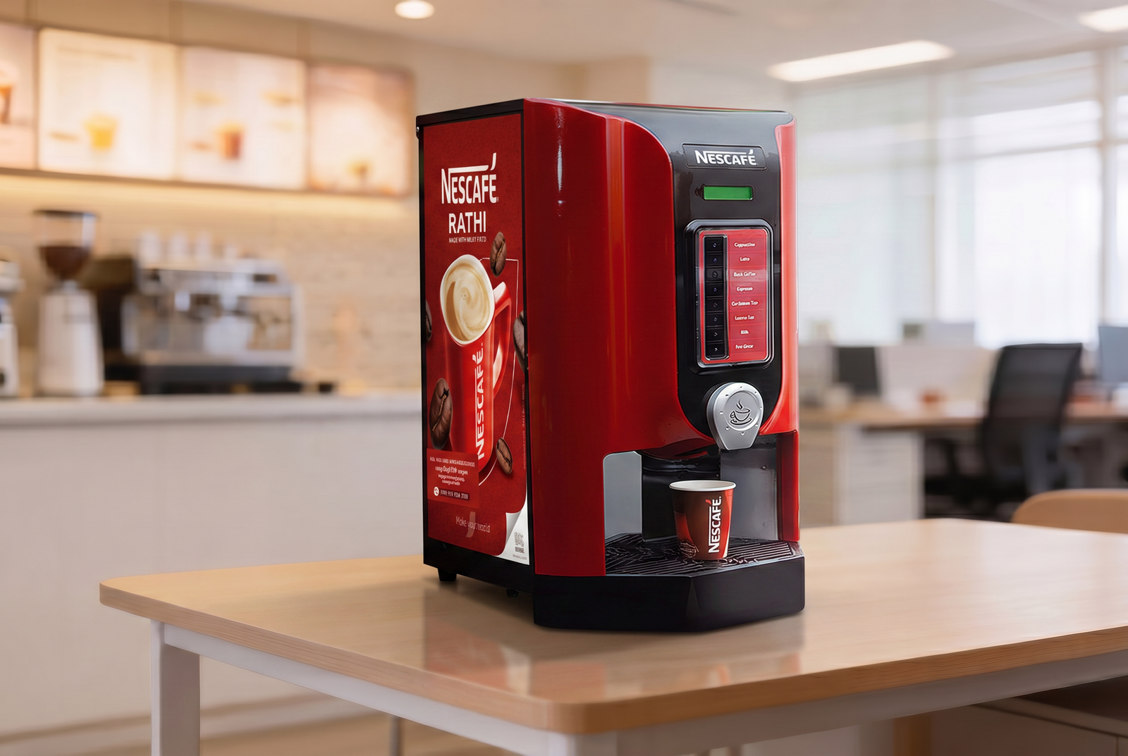 Nescafe coffee machine rental Colombo events funerals